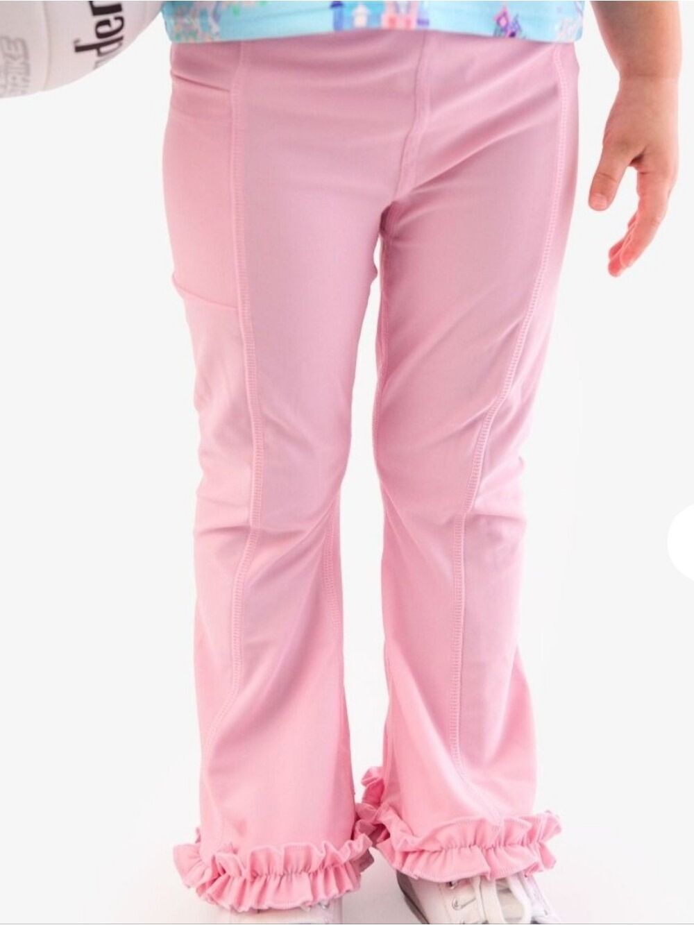 Ruffle Butt Active Flared Ruffle Hem Pants Sz 4T NWT